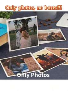 Custom Handmade Flip-Style Photo Frame With Lighting, Personalized Wooden Hand-Cranked Animation Box, Displays 8 Or 16 Photos, Beechwood/Black Walnut Frame, Commemorative Photo Album, Suitable For Couples, Birthdays, Anniversaries, Christmas And Other Occasions.