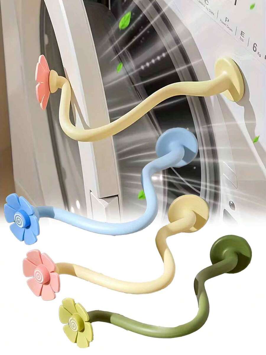 Magnetic Washing Machine Door Stopper, Ventilation, Deodorizing, Anti-Moisture, Anti-Pinch Design, Washing Machine Ventilation Support Rod - Multicolor - View 1