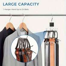 2 Pieces Of Six Cw Rotating Multifunctional Hooks: Clos, Hats, Scarves, Wardrobe Storage Hooks - Door Hooks - Bag Hooks - Woon Polished Surface Hooks - 1 - View 7