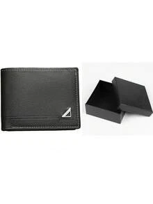 Customized Men's Short Wallet In Solid Color With Letter Print, Made Of PU Leather, PU Simple Bifold Multi-Card Slots Wallet, Personalized Gift For Brother, Father, Boyfriend, Anniversaries, Father's Day, And Christmas, Valentine's Day, Cute, Adorable, Contracted, Funny, Kawaii, Y2K, Minimalist, Commuting, Business Casual, Basics, For Anniversaries, For Birthdays, For Holiday/ Vacation, For Outdoors/Outings/Travel/Hiking/Stadium/Sports/Climbing, For Business/Commute/Work/Office, Customized Wallets & Cardholders,Chic Autumn, Urban Chill, Vintage - Multicolor - View 42