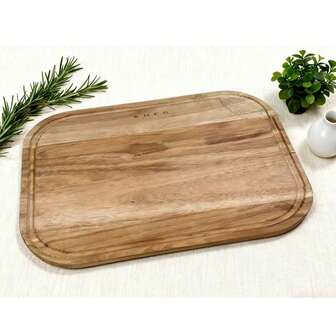 Camphor Wood Anti-Mold Antibacterial Cutting Board, Kitchen Vegetable Chopping Board, Household Solid Wood Chopping Block, Baby Food Board, Fruit Cutting Board With Knife And Fork Tray