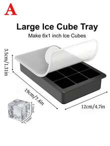 1 khay làm đá silicon 15 ngăn có nắp chống tràn - Có thể xếp chồng, dùng được trong máy rửa chén, di động và tiết kiệm không gian, thích hợp cho cocktail, đồ uống, bữa ăn ngoài trời, làm lạnh đồ uống, lưu trữ nhỏ gọn, khuôn chất lượng cao, bảo quản đông lạnh, cần thiết cho người pha chế tại nhà. - Nhiều màu - Xem 3