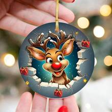 Christmas Tree Ornaments Christmas Acrylic Pendant Christmas Tree Pendant Decoration Christmas Pendant - 4 - View 9