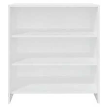 Buffet vidaXL Blanc 70x40,5x75 cm Matériau à base de bois - Multicolore - Voir 5