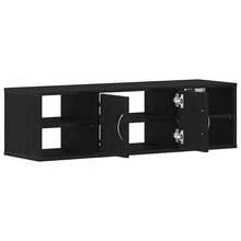 Étagère murale vidaXL Chêne noir 140 x 41 x 75 cm Matériau à base de bois - Multicolore - Voir 5