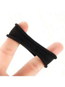 [200 Pieces] Large Black Hair Tie, Suitable For Thick Seamless Hair Tie For Women And Girls, Elastic Ponytail Fixator, Suitable For Non-Destructive Hair Tie For Thick Curly Hair. Very Suitable For Daily Wear, Sports And Fitness, Leisure Gatherings, Ponytail Holders, Hair Elastics, Hair Rubber Bands, Hair Rope, Hair AccessoriesCasual    Polyester - 200個-黑色 - 查看 8