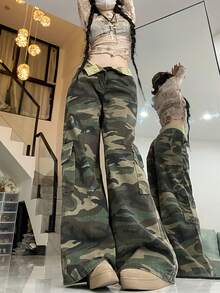 Women Jeans - Army Green - View 2