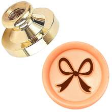 BAOFALI 1个蜡封头/7件套蜡封印章，包含“谢谢”、“生日快乐”、“爱意满满”等英文单词印章 - 英文单词蜡封印章 - 婚礼请柬蜡封 - 礼品包装蜡封