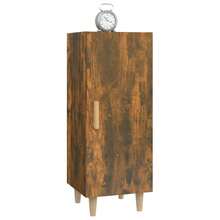 Aparador vidaXL Roble ahumado 34,5 x 34 x 90 cm Material a base de madera - Multicolor - Ver 5