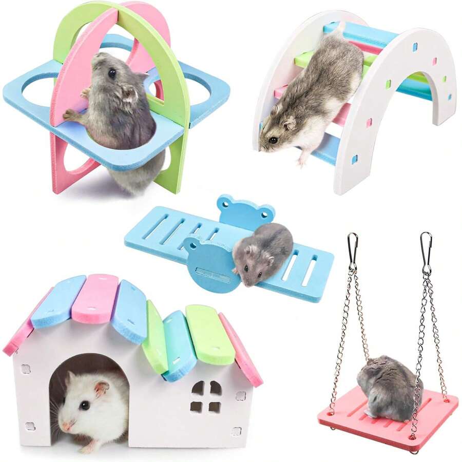Đồ chơi vận động cho chuột hamster, nhà nhựa cho chuột hamster, hang trú ẩn cho chuột gerbil, phụ kiện cho chuột lang, đồ chơi bệ đỡ cho chuột hamster, đồ chơi mini, lồng PVC cao cấp.