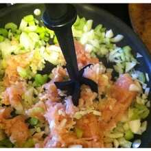 Hand-Held Meat Slicer, Rice Mixing Spoon, Meat Tenderizer, Grinder Mixer - Black - View 7