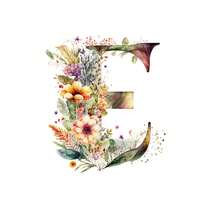 1pc, A-Z Clothes Stickers Beautiful Alphabet With Flower Heat Transfer For Clothes Pillow Patches Iron On Sticker Diy A-Level Washable Clothes Decals - Multicolor - View 22