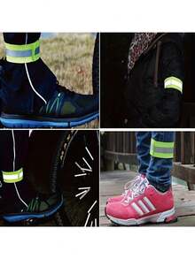 Bicycle Leg Strap With Reflective Strips, Suitable For Night Running, Mountain Biking, Road Cycling Safety Gear