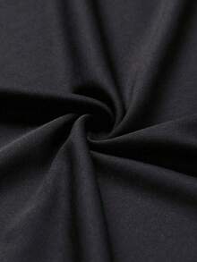 Men Casual Round Neck Short Sleeve 100% Cotton T-Shirt, Summer Vacation Top, Funny Graphic Tees, Y2K Street Wear, Gifts For Boyfriend And Husband - 黑色1129QQ1 - 查看 5