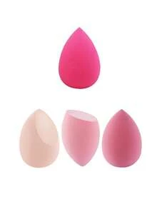 四件套多功能无乳胶化妆粉扑 – 干湿两用，适用于各种粉底配方，新手必备，轻松打造完美底妆。价格实惠，情人节好礼，旅行必备，房间装饰，情人节礼物，便宜好物，房间装饰，1美元商品，度假必备，女士礼物，卧室装饰，情人节，99美分 - 彩色 - 查看 9