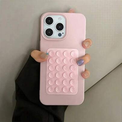 1pc/2pcs Silicone Suction Cup Phone Case Adhesive Bracket For Strong Grip Selfie Video, And Easy To Use Silicone Suction Cup Upgraded To Model Compatible With IPhone, Android Phone, Gift For Birthday, Family, Friends Phone Holder, Phone Stand, Phone Compatible With IPhone, Android Phone, Gift For Birthday, Family, Friends Gifts Birthday Bathroom Phone Accessories Sticky Stand