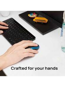 Logitech Ratón inalámbrico de oficina M185: Plug and play, sin controladores, batería de larga duración, 1000DP, seguimiento preciso, diseño de botón silencioso, compatible con computadoras portátiles y de escritorio, azul. - Azul - Ver 6