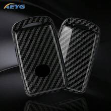 Vỏ bảo vệ chìa khóa xe ABS với họa tiết sợi carbon, phù hợp cho dòng xe 3 Series (2019-2023), CX30, CX5, CX3, CX8, CX9 và các mẫu xe khác có hệ thống mở khóa không cần chìa khóa. - B - Xem 2