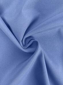 Pants Sets Short Sleeved Top Scrub Solid Color Surgical Gowns Hospital Accessories Manicurist Beautician Nursing Scrub Sets Women - Baby Blue - View 11