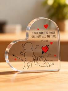 1 pieza Regalo de aniversario de pareja, regalo de cumpleaños para novia, regalo del Día de San Valentín, regalo de cumpleaños para esposo o esposa (10cm x 10cm) - Multicolor - Ver 4