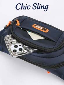 SHILAN Oxford Cloth Waterproof Waist Bag, Unisex Multi-Function Large Capacity Waist Pack, Durable - Multicolor - View 7