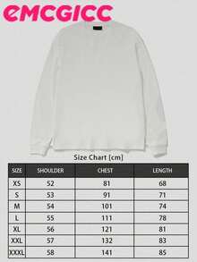 EMCGICC Manfinity Y2k Long Sleeve Shirts ,Art Punk Graphic T Shirt Cotton 250g,Fashionable Hip-Hop For Men - Long Sleeve T-Shirts, Art Punk Funny Vintage Shirts,Regular Fit, Street Style, Digital Print, Ideal Gift - trắng - Xem 6