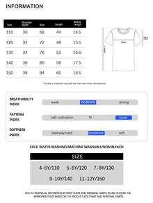 Girls KATSEYE K Pop Group Heart Photo Double Sided Print T Shirts Girls Kids Short Sleeve Casual Cute Wear Party Play Machine Washable Gift - 淺藍色 - 查看 6
