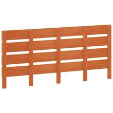 Tête de lit vidaXL 135 cm en pin massif, cirée marron - Multicolore - Voir 6