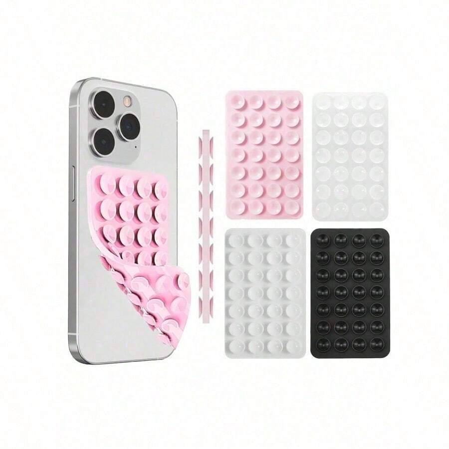 Giá đỡ điện thoại bằng silicon có giác hút, kẹp điện thoại hút chân không, Octobuddy, giá đỡ điện thoại dính, giá đỡ điện thoại dán dính cho điện thoại di động tương thích với iPhone, điện thoại Android, quà tặng sinh nhật, quà tặng gia đình, bạn bè, giá đỡ điện thoại phòng tắm, phụ kiện điện thoại, giá đỡ dính - Nhiều màu - Xem 1