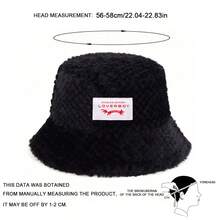 1pc CHARLES JEFFREY LOVERBOY Bucket Hat, Personalized Letter Embroidered Bucket Hat, Fashion Casual Hat Suitable For Spring, Autumn, Travel, Beach, Party Cold Weather Outfit Women - Multicolor - View 2