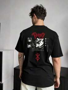 GRDR Camiseta de manga corta de verano para hombres con estampado gráfico, diseño apropiado para el verano - Blanco - Ver 10