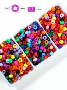 100/200 hạt cườm hình ngựa con, hạt cườm Acrylic nhiều màu dùng làm đồ trang sức, vòng tay, vòng cổ, móc khóa, hạt trang trí tự làm, phụ kiện đính hạt - hạt ngựa - Xem 3