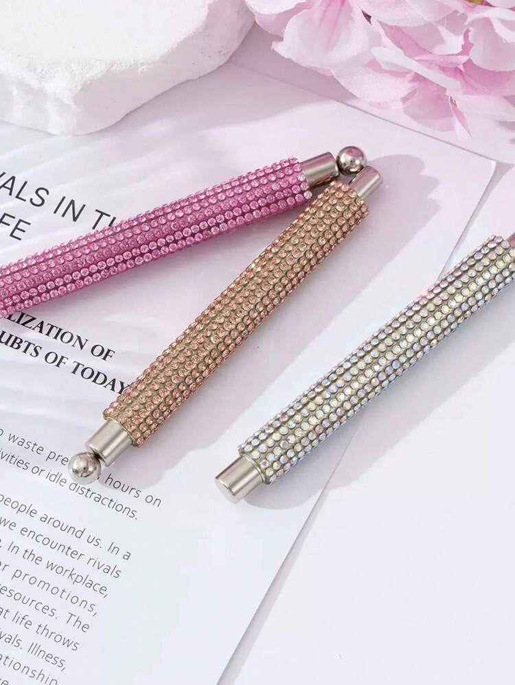 1支装水钻强力磁棒，适用于猫眼甲油胶美甲，双头磁笔磁棒，3D磁性美甲设计配件工具 - 彩色 - 查看 6