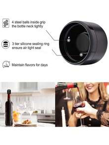 Reusable Wine Stoppers - These Vacuum Sealers Keep Your Wine Fresh And Leak-Proof! - Multicolor - View 7