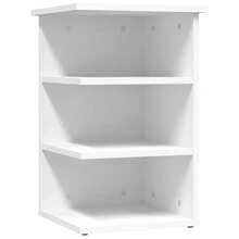 Credenza vidaXL bianca 35x35x55 cm in truciolato - Multicolore - Visualizzare 10