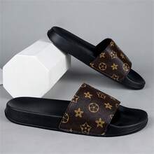 Men's Slippers Special Print Design Soft EVA Flat Non-Slip House Slippers Summer Men's Beach Slippers Super Comfortable Non-Slip Durable Men's Casual Slippers Suitable For Daily Casual Holiday Wear The Best Christmas Gifts