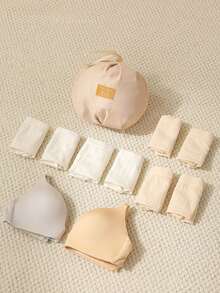 1pc Honey Girl Style Bra Storage Bag, Lightweight And Easy To Carry, Multi-Compartment Design, Efficient Storage For Bras And Lingerie, Can Be Handheld Or Hung, Ideal For Travel And Home Organization. Beige Storage Bag, Durable Zipper Closure, Bra Storage Bag, Waterproof Clothing Storage Bag, Clothing Organization Bag, Travel Essential.