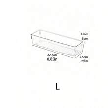 1/2/5/7/11/18/25/37 قطعة من مقسمات الأدراج البلاستيكية الشفافة، مجموعة منظم الأدراج، صناديق تخزين المكياج، مناسبة لتخزين مستحضرات التجميل والمجوهرات والحمام والأغراض الصغيرة، كذلك للغرفة والمكتب - شفاف - مشاهدة 19