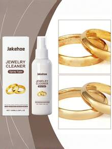 Jewelry Cleaner, Metal Jewelry Cleaning Liquid, Jewelry Cleaner: It Can Clean Diamond Rings, Necklaces, And Gold, Remove Rust And Dust. Diamond Necklace Rust Remover, Silver Polish And Cleaner - Clean, Brighten, And Polish. Jewelry Metal Cleaning Liquid, A Maintenance Solution For Removing Rust And Dust On Necklaces, Spray - Cleans Gold Necklaces And Jewelry Accessories. - Multicolor - View 2