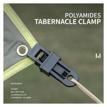 重型锁扣式篷布夹，适用于遮阳篷、户外露营、房车遮阳篷和汽车罩