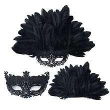 Bộ 2 mặt nạ và mũ đội đầu biểu diễn lễ hội Carnival. - Nhiều màu - Xem 6