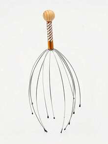 1pc Octopus Head Massager Soul Extraction Scratching Scalp Scratching Artifact Meridian Itching Device - Multicolor - View 3