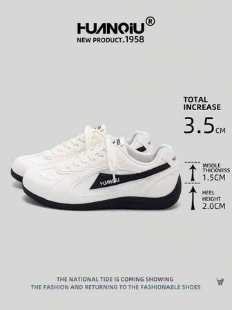 HUANQIU 2025 Nuevos zapatos para hombres, zapatos de hombre, zapatos de skateboard, un par de zapatos de moda y casuales, de gran altura, transpirables, para el hogar, la oficina y deportes al aire libre, multifuncionales, ligeros y cómodos, zapatos alemanes, zapatos de carreras, zapatos casuales, zapatos para correr, zapatos blancos para las cuatro estaciones