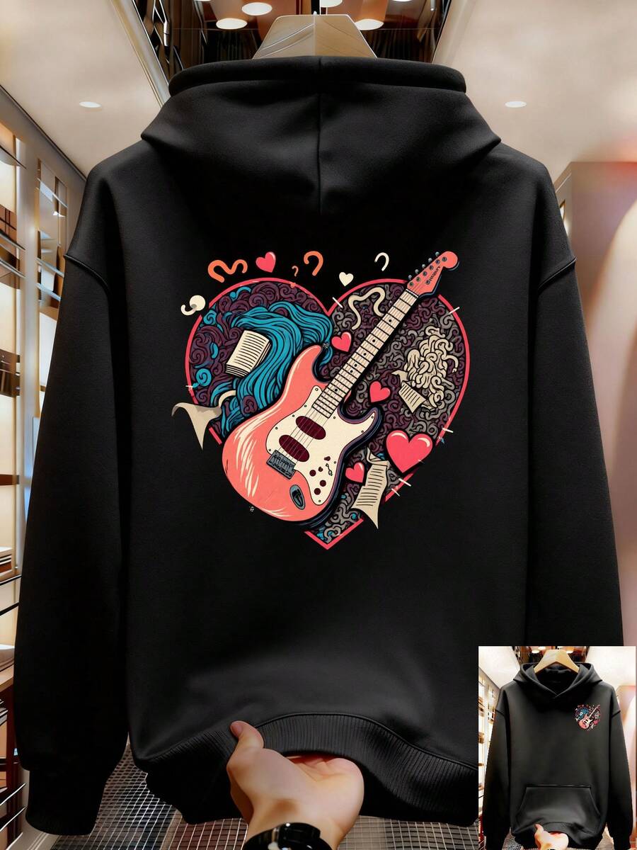 Hombre de Estilo Urbano LL0M - Negro - Ver 1