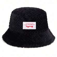 1pc CHARLES JEFFREY LOVERBOY Bucket Hat, Personalized Letter Embroidered Bucket Hat, Fashion Casual Hat Suitable For Spring, Autumn, Travel, Beach, Party Cold Weather Outfit Women - Multicolor - View 8