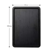Scatola e organizer da riporre con molletta per bracciolo del divano, adatto per divani. Vassoio per bracciolo del divano, tavolino portatile, tavolino TV e tavolino laterale per piccoli spazi. Robusto tavolino da pranzo per bracciolo del divano (non per alimenti). - nero - Visualizzare 5