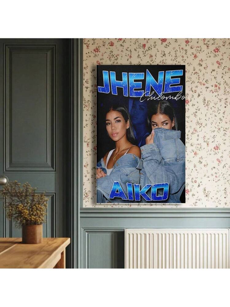 Framed Jhene Aiko Poster Print, R&B Music Wall Art, Jhene Aiko