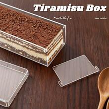 Dust-Proof Tiramisu Box, Mousse Cake Box, DIY Custom INS Baking Dessert Cake Packaging Box - White - View 9