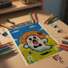 GDTME 1pc Numbered Coloring Book; Simple To Color, Contains Various Cute & Vibrant Patterns, Suitable For Colored Pencils And Markers, Ideal Christmas Gift, Stocking Stuffer, Fun Present, Christmas Gift For Dad - Multicolor - View 2