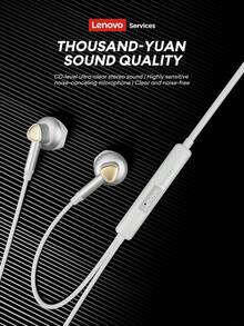 Lenovo Y101 Wired Gaming Headphones, Half In-Ear Style, E-Sports Gaming, High-Definition Voice Call, High-Definition Stereo Sound Effect, 3.5mm & Type-C Interface, Suitable For PC & Smartphone